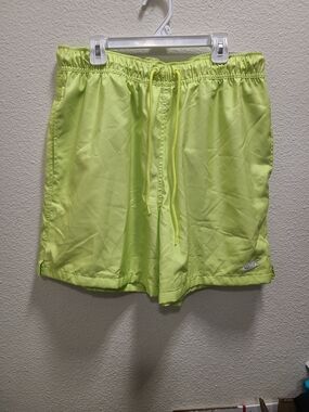 Nike Men’s Athletic Shorts in Neon Yellow-Green